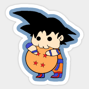 Chibi Goku 4 Star Succ Sticker